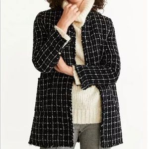 MANGO Tweed Coat Jacket